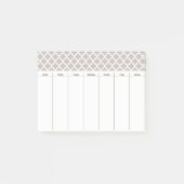 Weekelijkse schema herinnering Post It Notes Cadea (Voorkant)