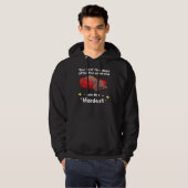 Weekend Cute Labrador Retriever Dog van harde week Hoodie (Voorkant volledig)