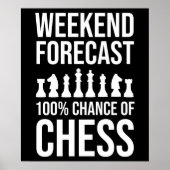 Weekend Forecast - 100% Chance of Chess Poster (Voorkant)