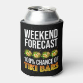 Weekend Forecast - 100% Chance of Tiki Bars Blikjeskoeler (Blikje Voorkant)