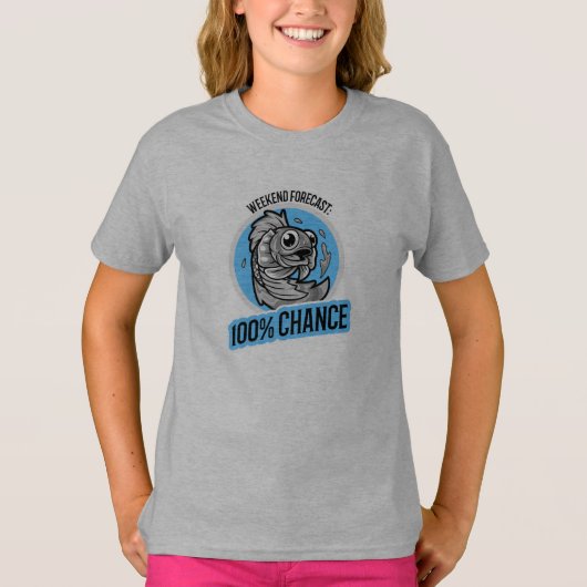 Weekend Forecast 100% Chance T-Shirt (Devant)
