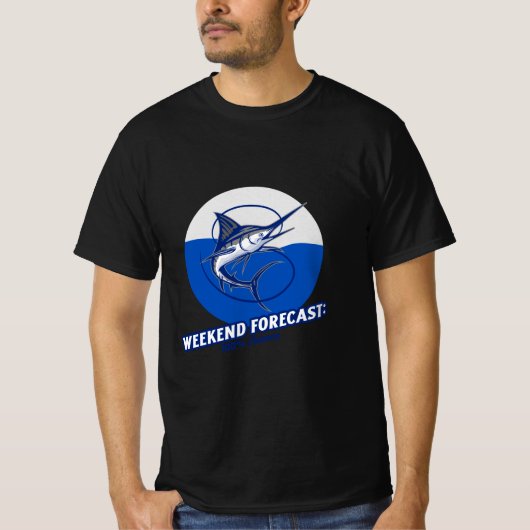 Weekend Forecast 100% Chance T-shirt (Voorkant)