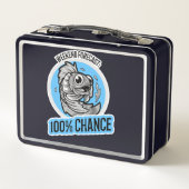 Weekend Forecast 100% Chance T-Shirt (Achterkant)