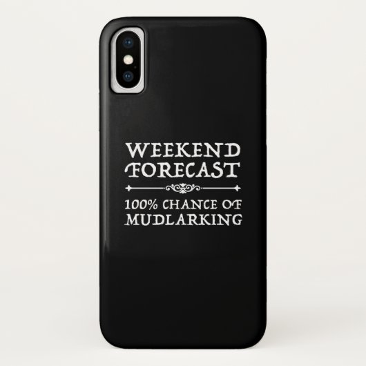Weekend Forecast - 100% Kans van het Mudlarking Case-Mate iPhone Case (Achterkant)