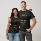 Weekend Forecast Disk Golf Quote T-shirt (Unisex)