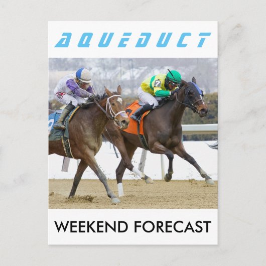 Weekend Forecast & Pennys uit de hemel Briefkaart (Voorkant)