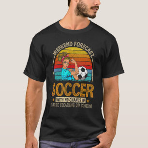 Weekend Forecast Voetbal met Chance Cleaning T-shirt
