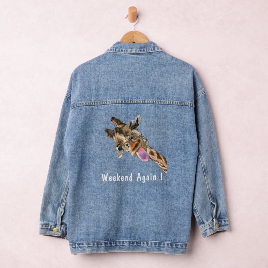 Weekend Giraffe Denim Jacket (Hangar)