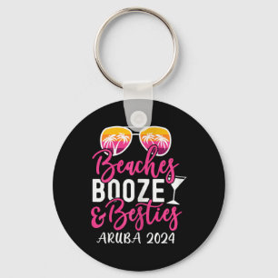Weekend Girls Trip 2024 Aruba stranden drank en zi Sleutelhanger