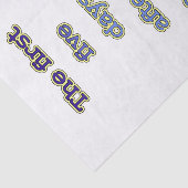 Weekend grappige tekst tissuepapier (Detail)