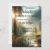 Weekend in de Bossen Bachelorette Kaart (Voorkant)