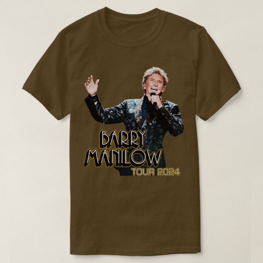 Weekend in New England Barry Manilow TShirt (Design voorkant)