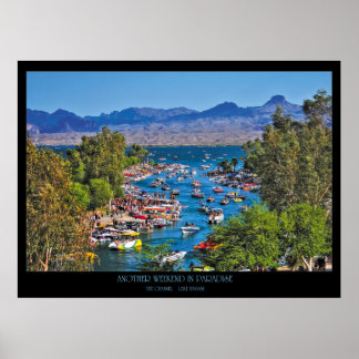 Weekend in Paradise Channel Wall Art Poster