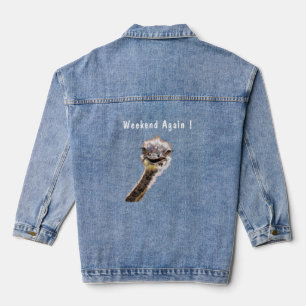Weekend Ostrich Denim Jacket