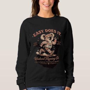 Weekend Running Club Retro Koala T-shirt voor een