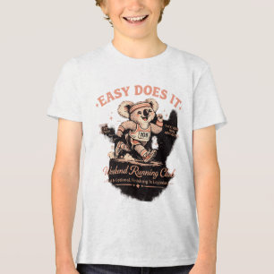 Weekend Running Club Retro Koala T-shirt voor een