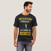 Weekend Slacklining Slackliner T-shirt (Voorkant volledig)