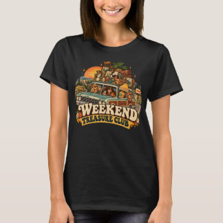 Weekend Treasure Club Retro Thrifting Vlooienmarkt T-shirt