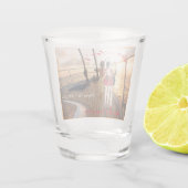 Weekend Trip Personalized Bachelorette Party Shot Shot Glas (Achterkant)