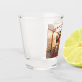 Weekend Trip Personalized Bachelorette Party Shot Shot Glas (Links)