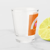 Weekend Trip Personalized Bachelorette Party Shot Shot Glas (Links)