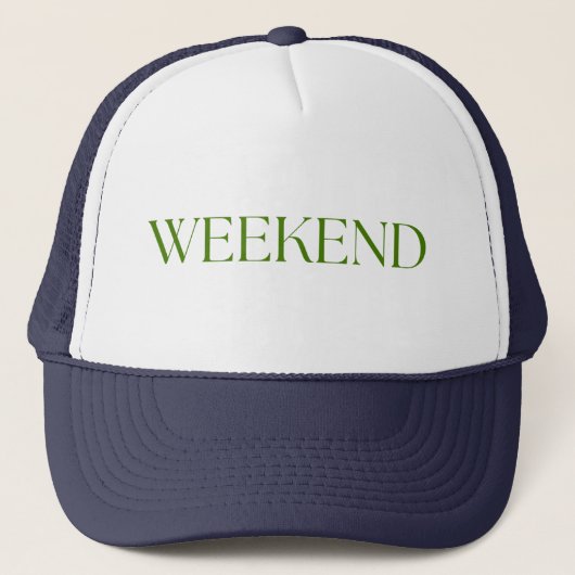 Weekend Trucker Hoed Pet (Voorkant)