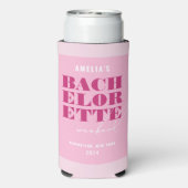 Weekend van de Bold Pink Bachelorette (Seltzer Achterkant)