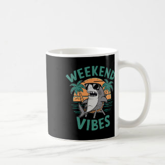 Weekend Vibes Shark Sungles Relax op het strand Re Koffiemok