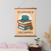 Weekend vol boekenliefhebbers hangend wandkleed (Slaapkamer)