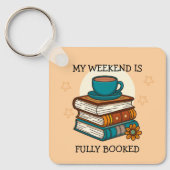 Weekend vol boekenliefhebbers sleutelhanger (Voorkant)