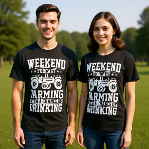 WEEKEND VOORSPELDE BOERDERIJ MET KANS OP DRINK T-SHIRT