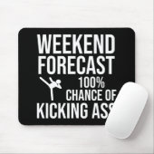 Weekend Voorspelling - 100% Kans op Lekker Kicken Muismat (Met muis)