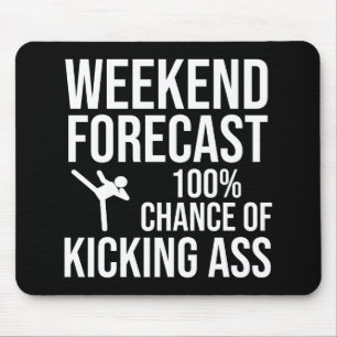 Weekend Voorspelling - 100% Kans op Lekker Kicken Muismat
