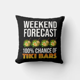 Weekend Voorspelling - 100% Kans op Tiki Bars Kussen