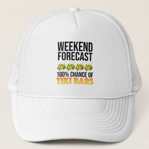 Weekend Voorspelling - 100% Kans op Tiki Bars Trucker Pet