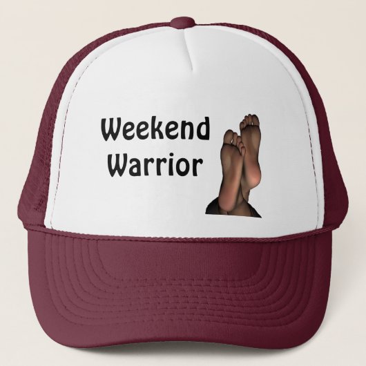 Weekend Warrior Funny Casquette (Devant)