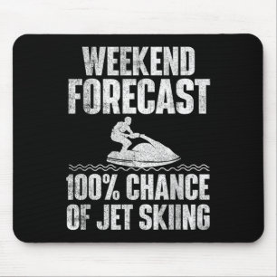 Weekend Weervoorspelling Jetskiën - Jetski Liefheb Muismat