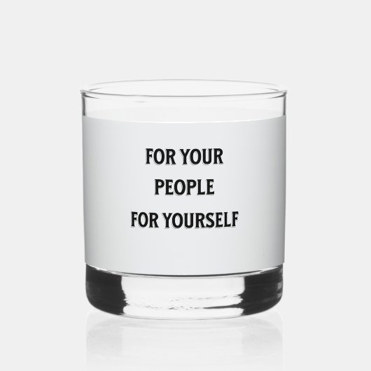 Weekend Whiskey Glass voor Afro-Amerikaanse Mannen Whisky Glas (Achterkant)