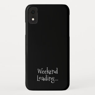 Weekendje laden Grappige Casual typografie iPhone XR Hoesje