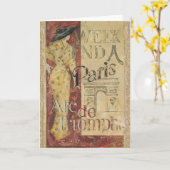 Weekendje Parijs Kaart (Gele Bloem)