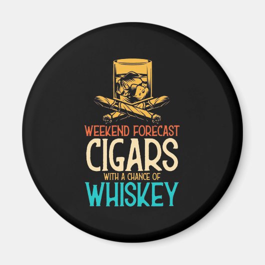 Weekendkaarten met een kans op whisky magneet (Voorkant)