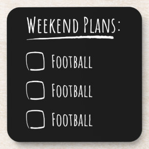 Weekendplannen Voetbal Bier Onderzetter