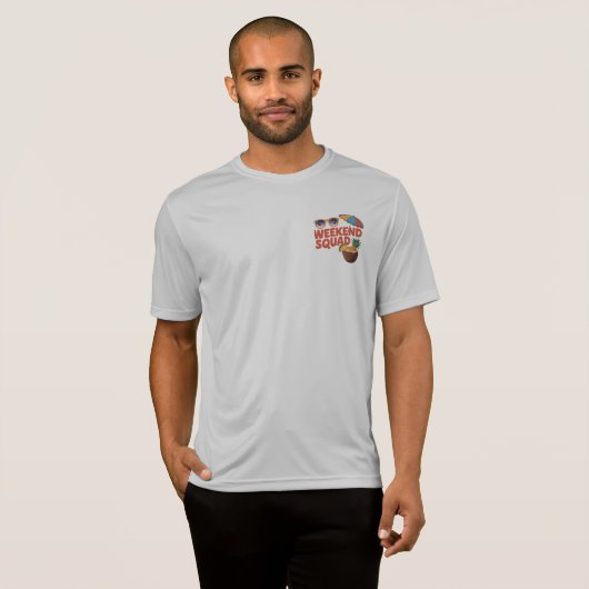 weekendploeg t-shirt (Voorkant volledig)