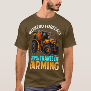 Weekendprognose 100 kansen op de landbouw t-shirt