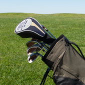 "Weekendprognose: Golfing met een kans op bier" Golfheadcover (Insitu)