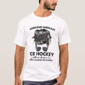 Weekendprognose ijshockey zonder kans op haat t-shirt (Voorkant)