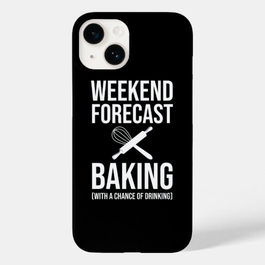 Weekendprognose met een kans van Drink Case-Mate iPhone Case (Achterkant)