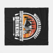 Weekendprognose met kans op drink fleece deken (Voorkant (Horizontaal))