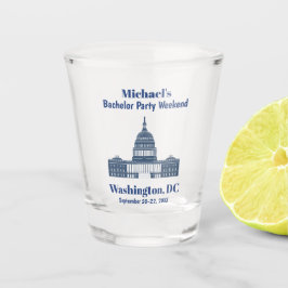 Weekendreis Washington DC Bachelor Party Shot Glas