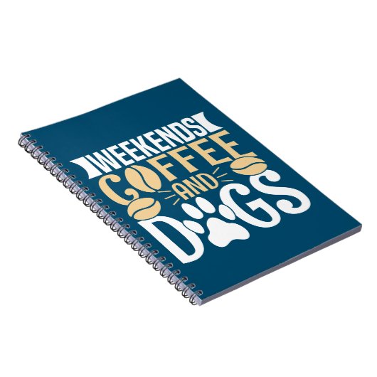 Weekends Koffie en Honden Notitieboek (Rechterzijde)